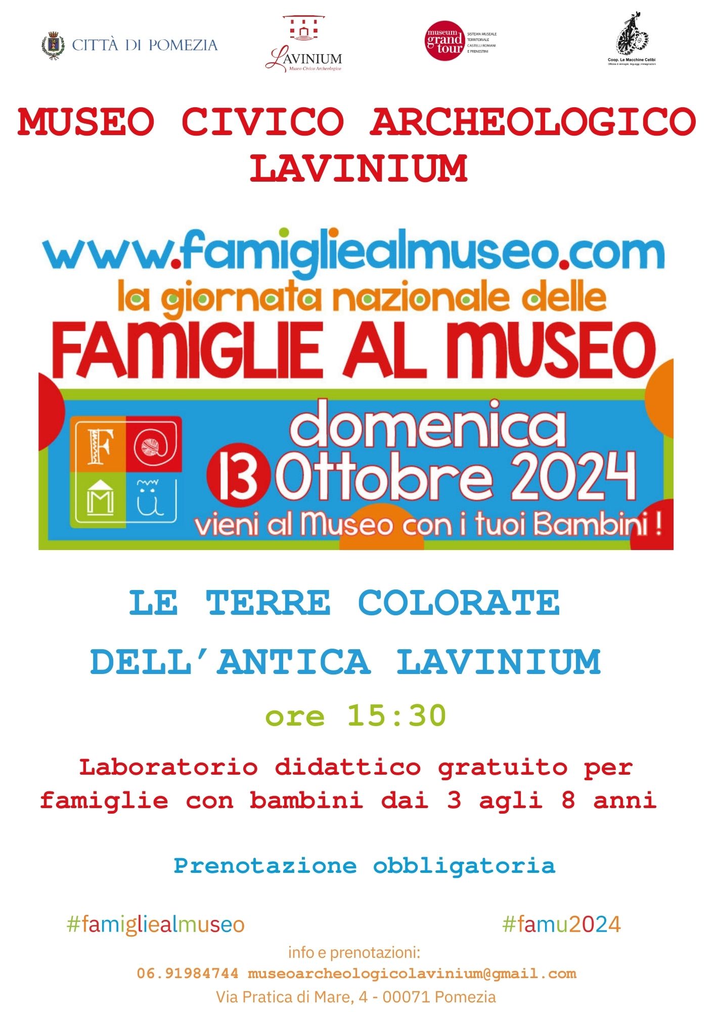 Locandina FAMU 2024_ Museo Lavinium